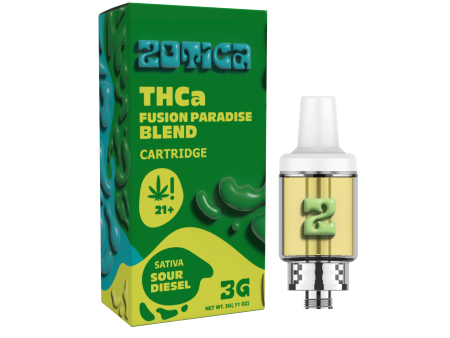 Zotica Paradise Blend Sour Diesel THC-A Cartridge - 3000mg For Cheap