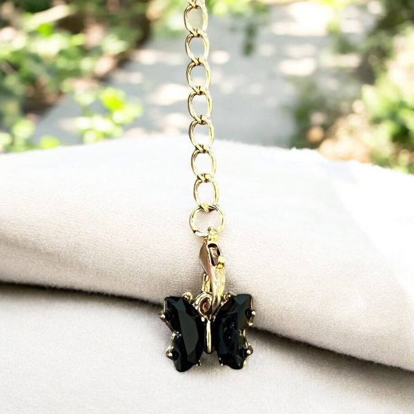 Black Butterfly Handle Charm Online Hot Sale