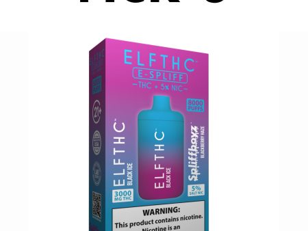 ELFTHC x Spliffboyz THC + Nic Vape - 5% Pick 3 Online Sale