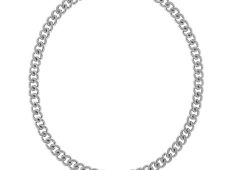 Rhodium Plated Brass Curb Chain For Cheap