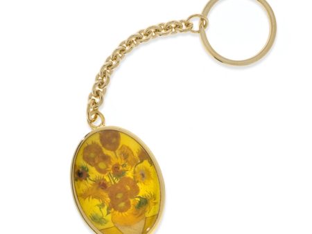 Van Gogh Sunfowers Keyring Hot on Sale