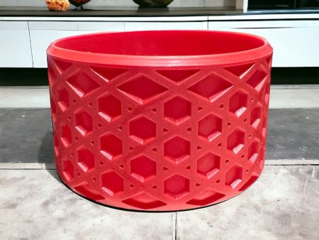 Red Pearl WAFFLE Silicone Tumbler Boot Online