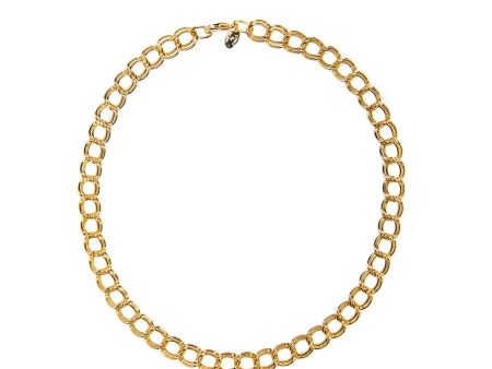 22k Gold Plated Parallel Curb Chain Sale