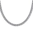 Sterling Silver Prong Set Necklace For Discount