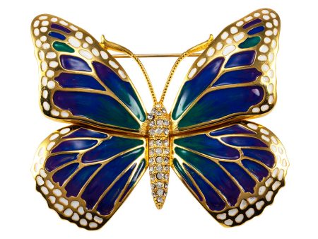 Goldtone Butterfly Large Pin For Sale