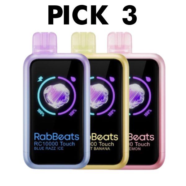 RabBeats RC10000 Touch 5% 10k Puffs Pick 3 Fashion