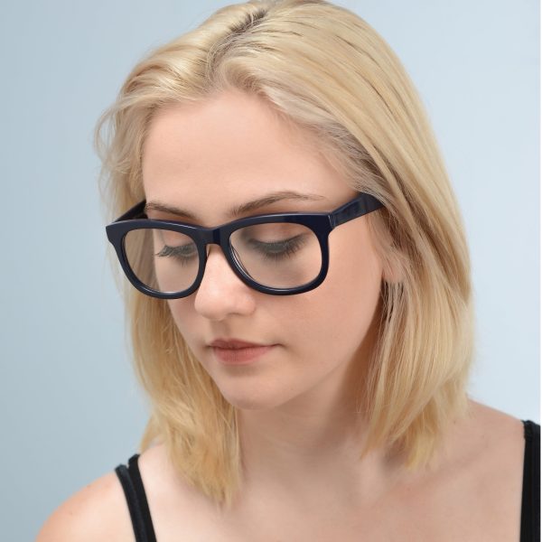 Oval Dark Blue Frame Readers Online Hot Sale