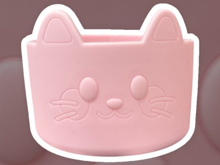 Solid Pink KITTY Silicone Tumbler Boot *READ DESCRIPTION* Online now