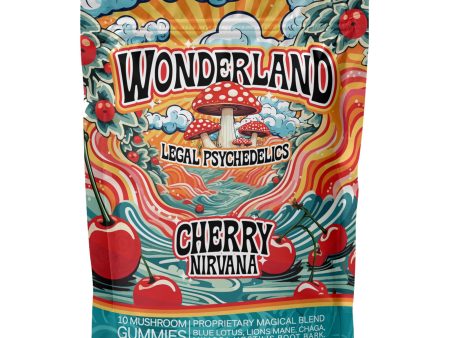 Wonderland Mushroom Cherry Nirvana Gummies - 10,000mg Online Hot Sale