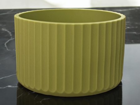 Olive Pearl SxS FLUTED Silicone Tumbler Boot For Sale