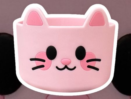 Animated Pink KITTY Silicone Tumbler Boot *READ DESCRIPTION* Online Sale