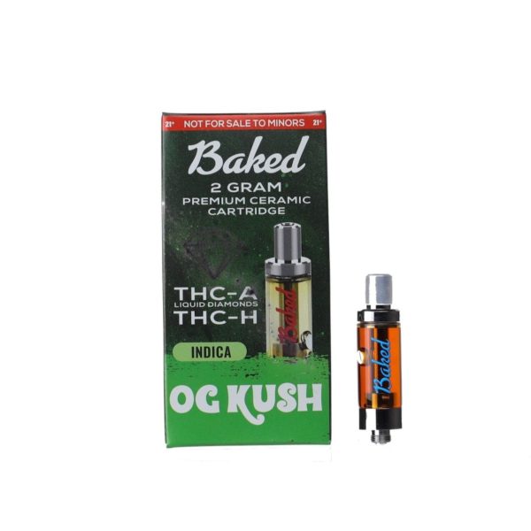 Baked THC-A Liquid Diamonds Cartridge - 2000mg Discount