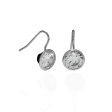 4 Carat CZ Sterling Silver Bezel Set Earrings For Sale