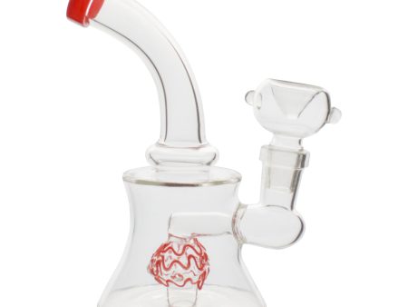 Chevron Scrawl Mini Bong - 6 inches water bong For Discount