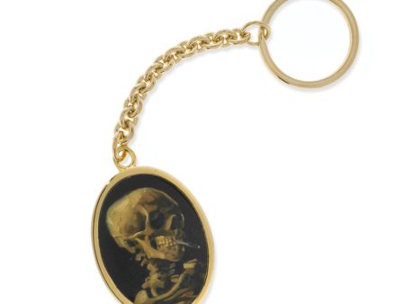 Van Gogh Skull Keyring Cheap