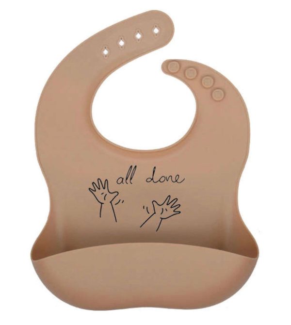 Luke s  All Done  Silicone Baby Bib Online