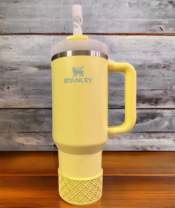 Lemon Yellow DIAMONDS Silicone Tumbler Boot Online