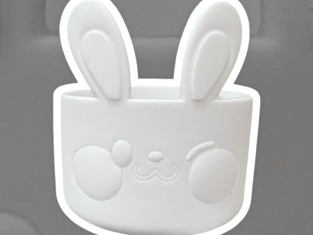 Solid White BUNNY Silicone Tumbler Boot *READ DESCRIPTION* Online