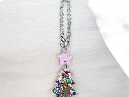 Confetti Tree Acrylic Handle Charm Sale