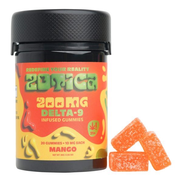 Zotica Delta 9 Mango Gummies - 200mg For Discount