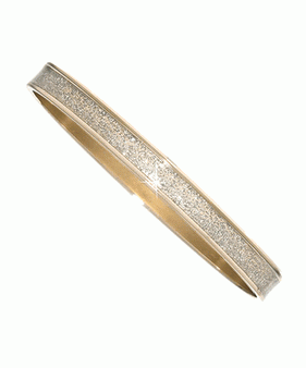 Goldtone Stardust Thin Bangle Cheap