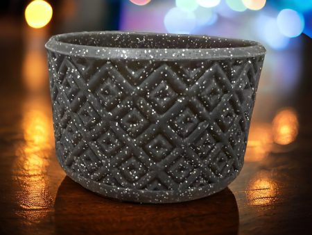 Black Glitter DIAMONDS Silicone Tumbler Boot For Cheap