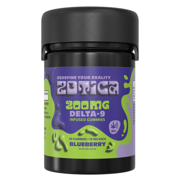 Zotica Delta 9 Blueberry Gummies - 200mg For Cheap