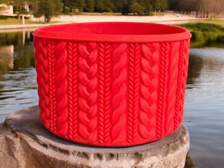 NICOLE (Red) SWEATER Silicone Tumbler Boot Cheap