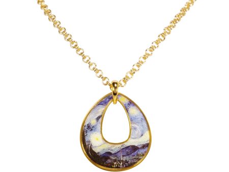 Goldtone The Starry Night Necklace Supply