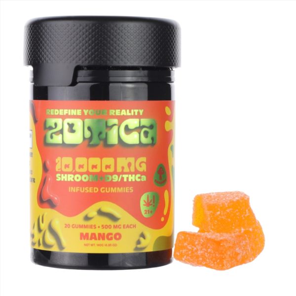 Zotica Mushroom + THC-A Blend Gummies - 10,000mg Sale