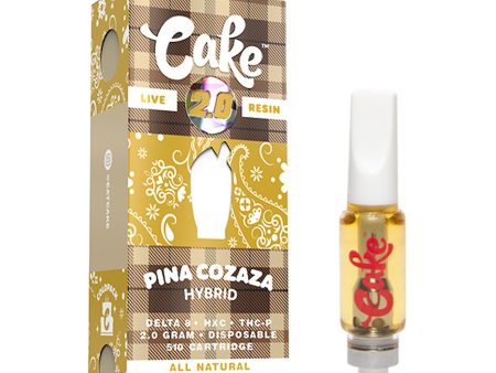 Cake Cold Pack Live Resin Pina Cozaza Cartridge - 2000mg Sale