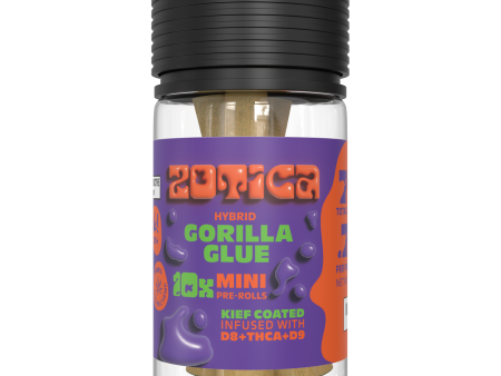 Zotica THC-A Blend Kief Gorilla Glue Mini Pre-Rolls - 10ct Online now