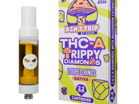 Dont Trip Shroom + THC-A Looped Rings Cartridge - 2200mg Online now