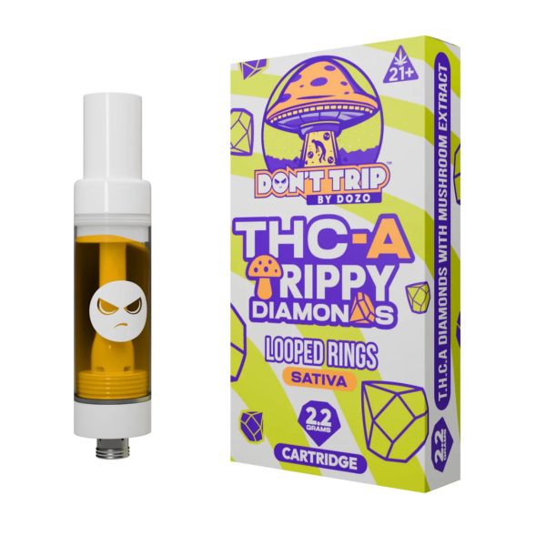 Dont Trip Shroom + THC-A Looped Rings Cartridge - 2200mg Online now