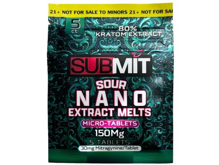 Submit Sour Nano Kratom Extract Melt Tablets - 150mg Sale