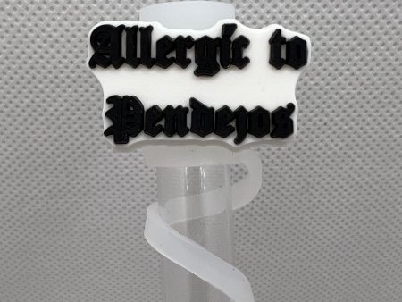 Allergic to Pendejos Silicone Straw Topper 10mm For Cheap