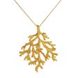 Goldtone Branch Pendant with 28  Chain Necklace For Cheap