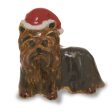 Yorkshire Terrier Christmas Adorable Pooch Pin Fashion