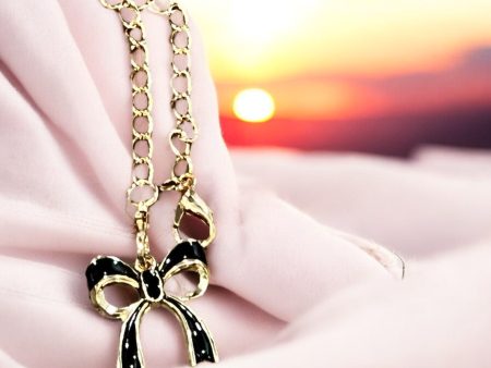 Black Bow Handle Charm Online Hot Sale