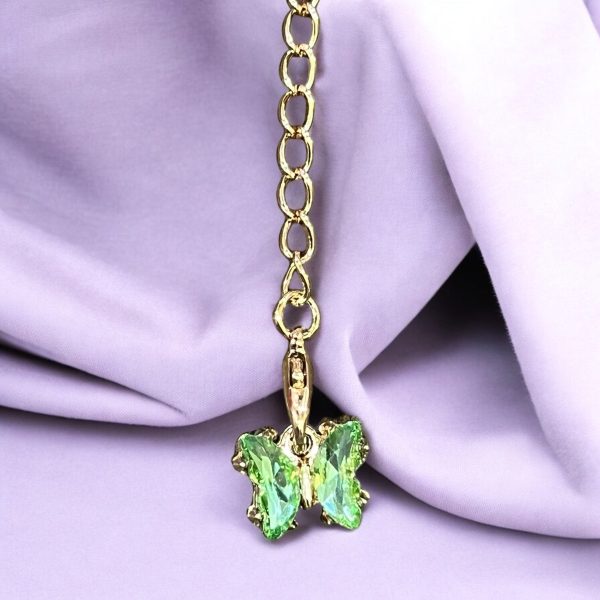 Green Butterfly Handle Charm Cheap