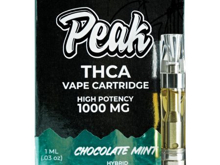 Peak THC-A Chocolate Mint Cartridge - 1000mg Supply