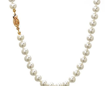 10 MM Kiska Pearl Necklace Fashion