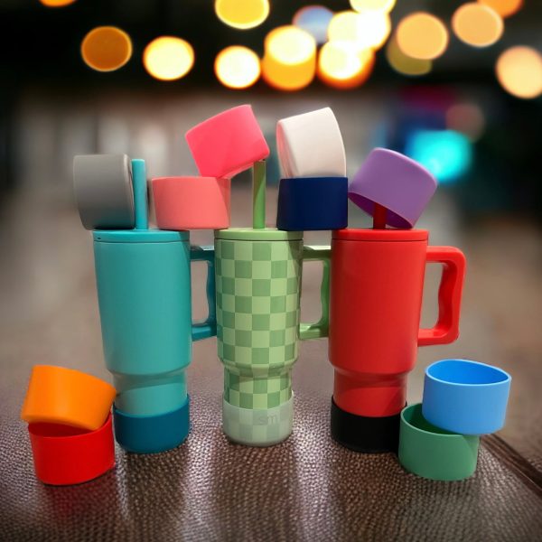 Solid 6.5 cm Silicone Tumbler Boot Online now