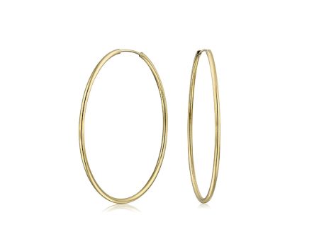 14k Gold Filled Hoops 5 8 inch Diameter Fashion