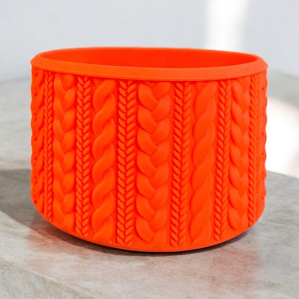 AMANDA (Orange) SWEATER Silicone Tumbler Boot For Sale