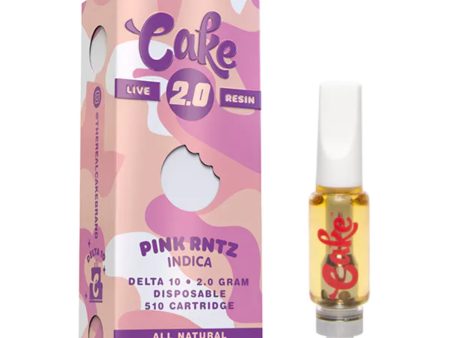 Cake Live Resin Delta 10 Cartridge - 2000mg Hot on Sale