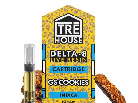 Tre House Live Resin Girl Scout Cookies Delta 8 Cartridge -1000mg For Cheap