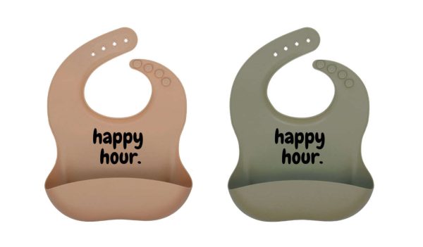 Luke s Happy Hour Silicone Baby Bib Online Sale