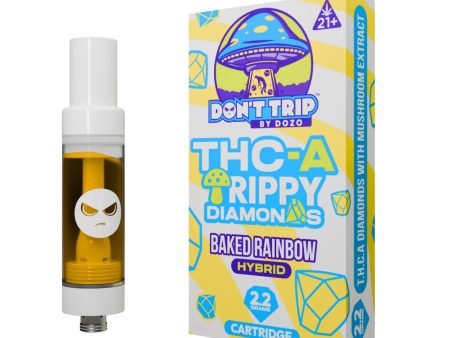 Dont Trip Shroom + THC-A Baked Rainbow Cartridge - 2200mg Hot on Sale