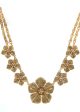 Garden of Love Stardust Rose Gold Large Flower Collar Necklace Online Sale